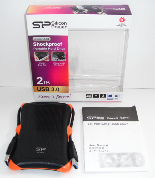 CDRLabs.com - Silicon Power 2TB Armor A30 USB 3.0 Portable Hard